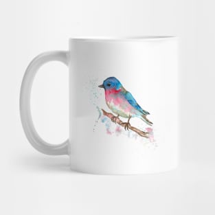 Bluebird on branch Mug